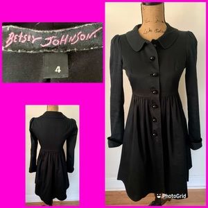 Betsey Johnson Cotton Poplin Babydoll Jacket
